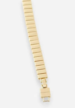 Złota Bransoletka z Geometrycznym Motywem Malirrea