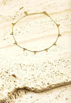 Złota Bransoletka z Ozdobami Irrisova