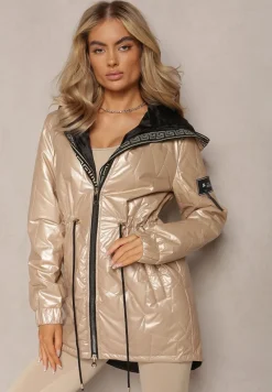 Złota Kurtka Pikowana Diomasio