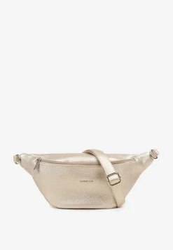 Złota Nerka ze Srebrnymi Detalami na Regulowanym Pasku Turessa