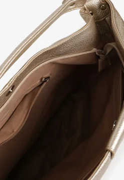 Złota Torebka Hobo z Regulowanym Paskiem Crossbody Tenovesa