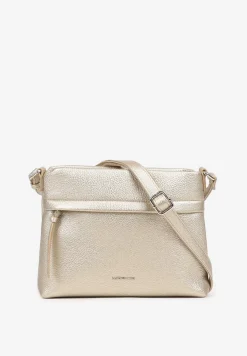 Złota Torebka o Fasonie Prostokątnej Listonoszki Elliriel