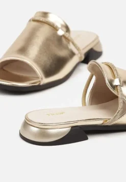 Złote Klapki Vices z Cyrkoniami Tilindrea