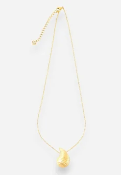 Złoty Naszyjnik Ozdobiony Koralikami Malavelle