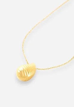 Złoty Naszyjnik Ozdobiony Koralikami Malavelle