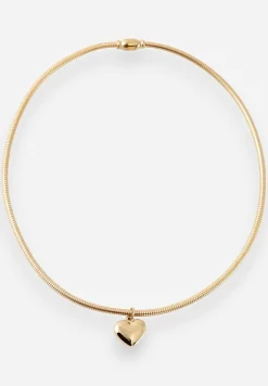 Złoty Naszyjnik Ozdobiony Sercem Melanira