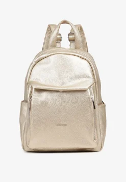 Złoty Plecak Ozdobiony Napisem Nillamea